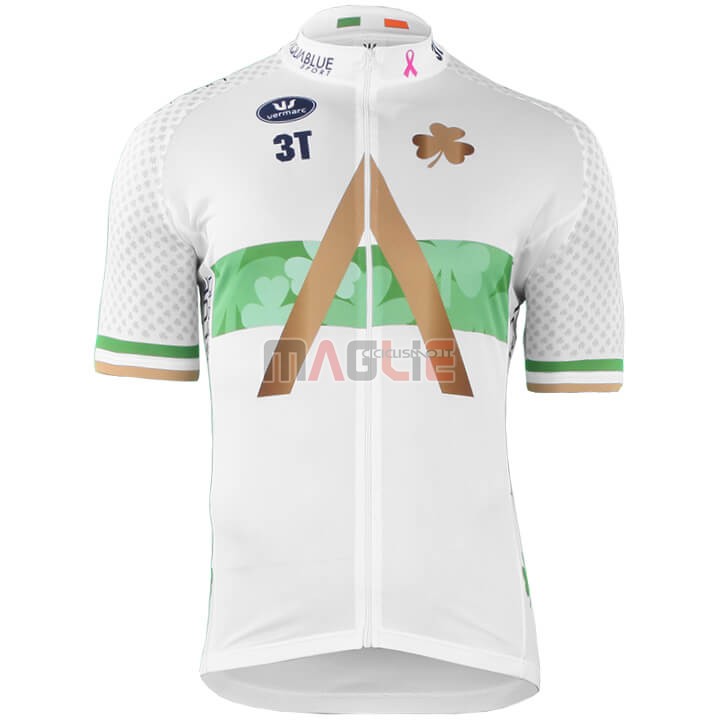 Maglia Aqua Blue Sport Campione Irlanda Manica Corta 2018 - Clicca l'immagine per chiudere